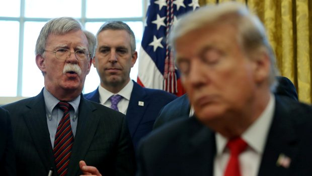 John Bolton a Donald Trump