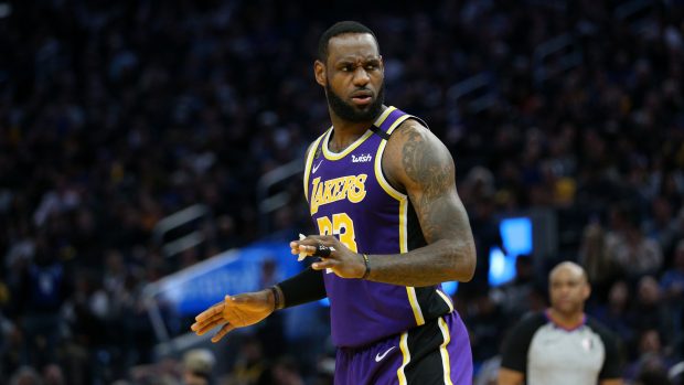 Basketbalista Los Angeles Lakers LeBron James