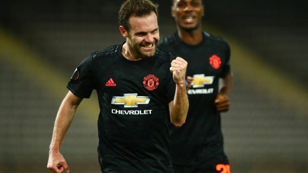 Juan Mata se raduje z góly