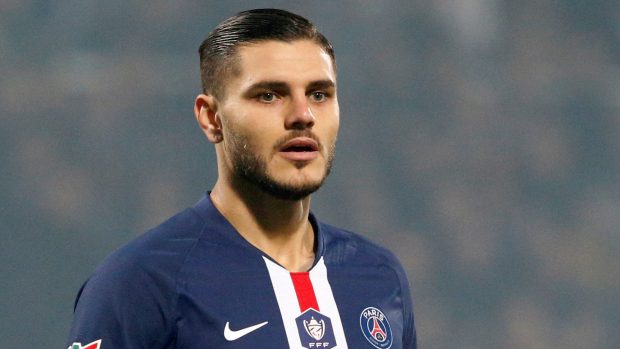 Mauro Icardi v dresu Paris St. Germain