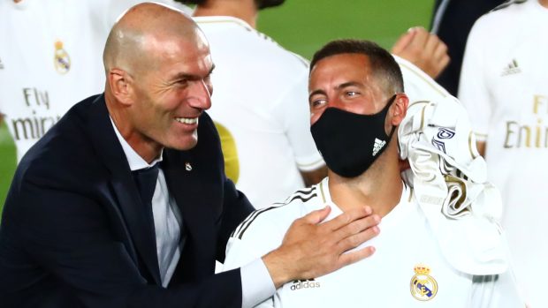 Radost z ligového titulu měl pochopitelně i trenér Realu Zinedine Zidane