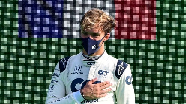 Francouzský pilot stáje Alpha Tauri Pierre Gasly