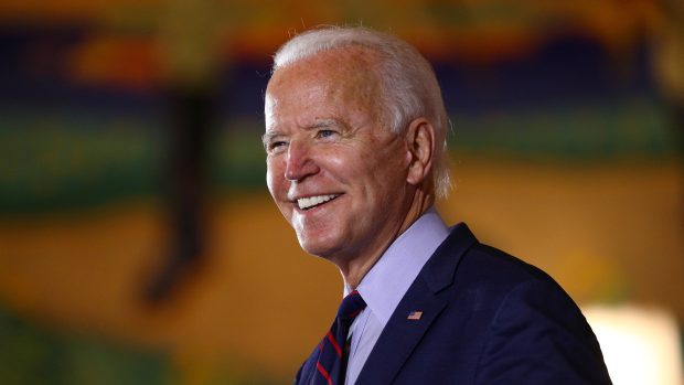 Kandidát demokratů na prezidenta USA Joe Biden