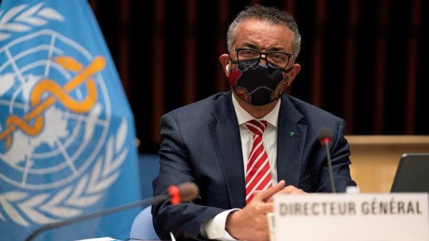 Ředitel Světové zdravotnické organizace Tedros Adhanom Ghebreyesus