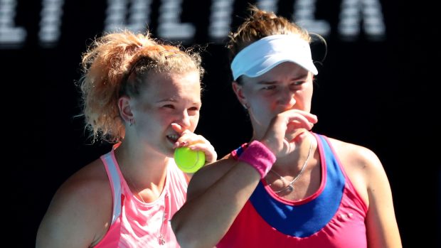 Kateřina Siniaková a Barbora Krejčíková ve finále Australian Open