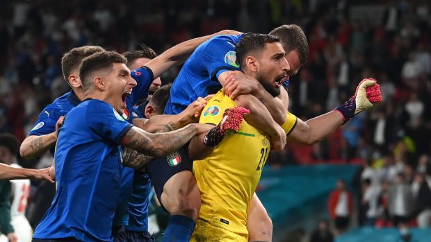 Brankář Gianluigi Donnarumma