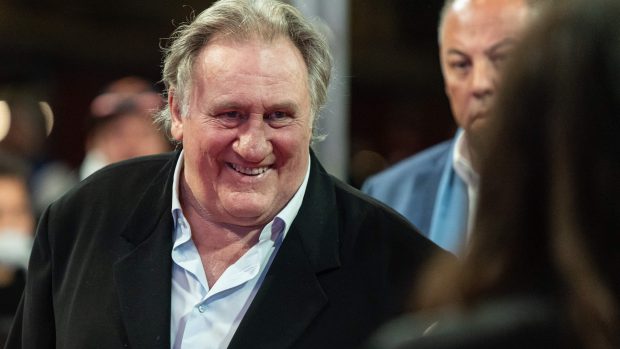 Gerard Depardieu na slavnostním zakončení 3. ročníku festivalu Cineroman v Nice