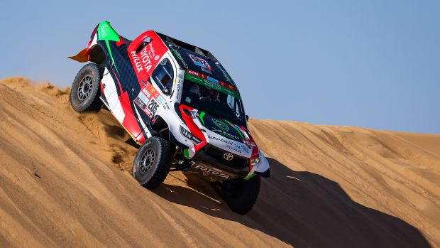 Automobil Násira al-Attíji při Rallye Dakar