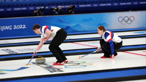 Curleři Tomáš Paul a Zuzana Paulová na olympijských hrách v Pekingu