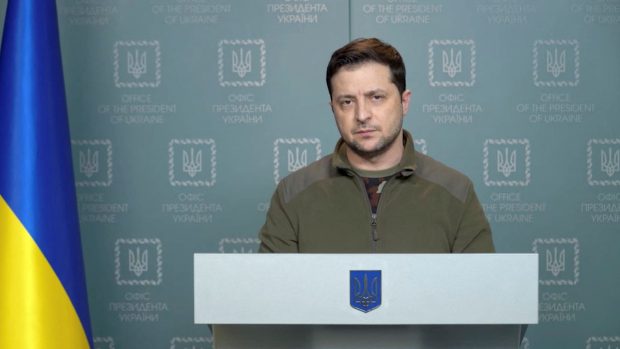 Ukrajinský prezident Volodymyr Zelenskyj