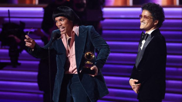 Anderson.Paak (vlevo) a Bruno Mars