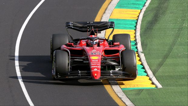 Ferrari Charlese Leclerca během Velké ceny Austrálie