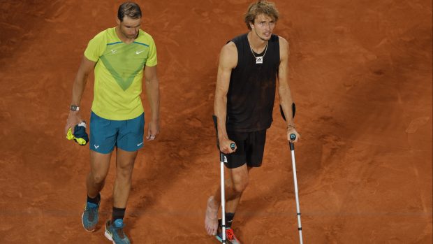 Rafael Nadal a Alexander Zverev