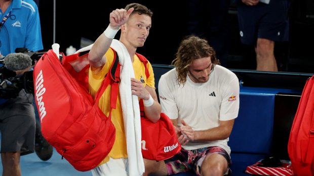 Jiří Lehečka po prohře ve čtvrtfinále na Australian Open