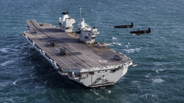 Britská letadlová loď HMS Queen Elizabeth