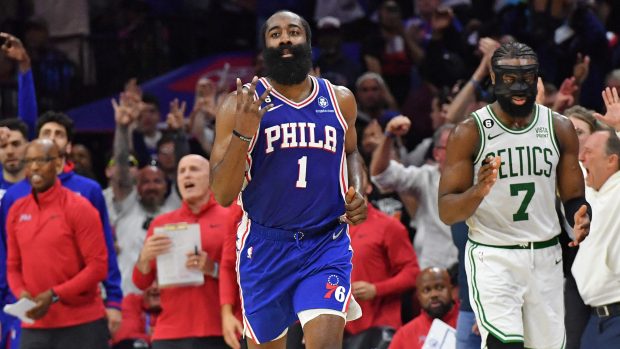 James Harden v dresu Philadelphie