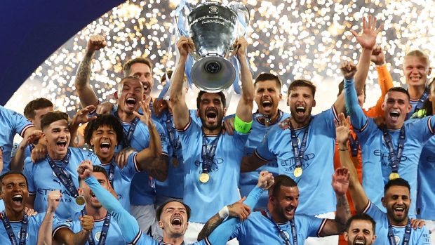 Výherci Ligy mistrů Manchester City