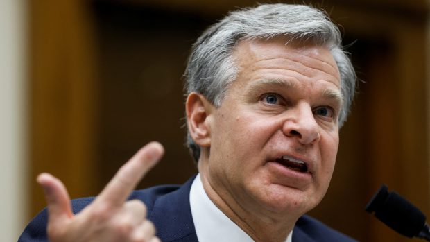 Ředitel FBI Christopher Wray svědčí před soudním výborem Sněmovny reprezentantů v Kongresu