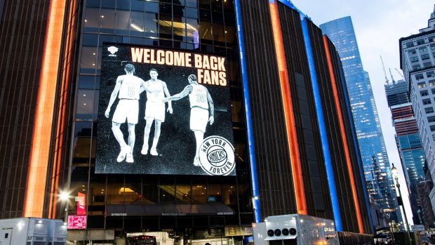 Hala Madison Square Garden, kde Knicks hrají domácí zápasy