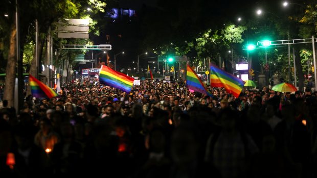 Protest v Mexiku po smrti Jesúse Ociela Baenu