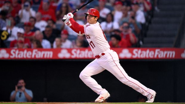 Šohei Ohtani ještě v dresu Los Angeles Angels