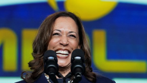 Americká kandidátka na prezidentku Kamala Harrisová