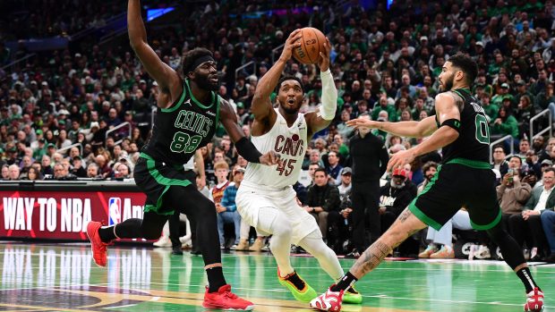 Zápas Cleveland Cavaliers a Boston Celtics