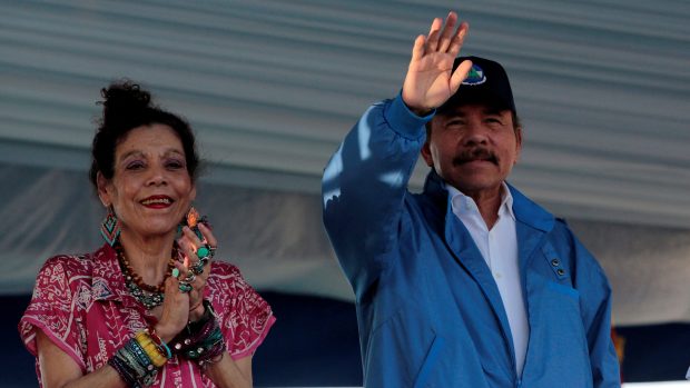 Daniel Ortega a Rosario Murillová (22.11.2024)