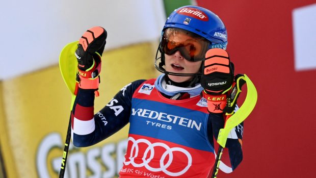 Americká lyžařka Mikaela Shiffrinová zvítězila slalom v Gurglu