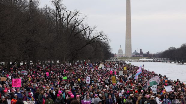 „Pochodu lidu na Washington“ se zúčastnilo mnoho lidí