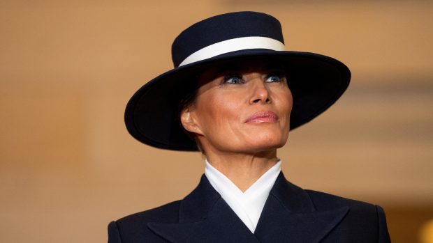 Melania Trumpová v den inaugurace Donalda Trumpa