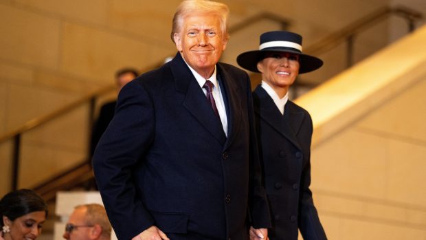 Prezident Donald Trump s manželkou Melanií Trumpovou