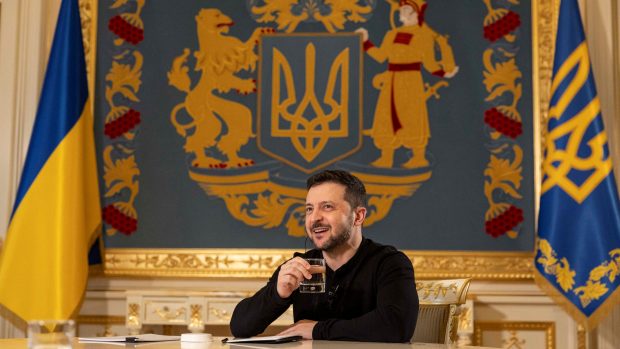 Ukrajinský prezident Volodymyr Zelenskyj