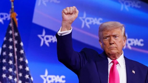 Trump na republikánské konferenci CPAC