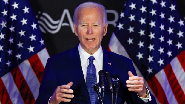 Americký exprezident Joe Biden na fotografii z 15. dubna 2025