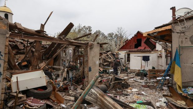 Následky ruského útoku na Oděsu z 16. dubna