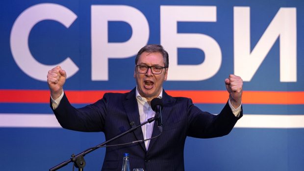 Srbský prezident Aleksandar Vučič