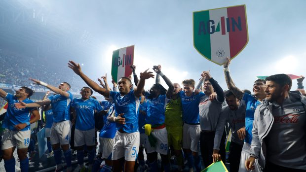Neapolští fotbalisté se po čtvrté stali mistry italské ligy