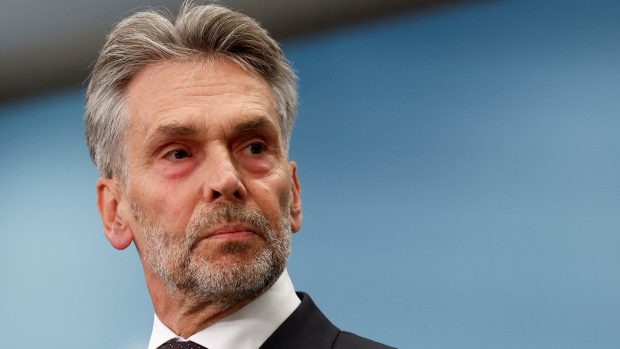 Nizozemský premiér Dick Schoof v Haagu, Nizozemsko, 28. května 2024