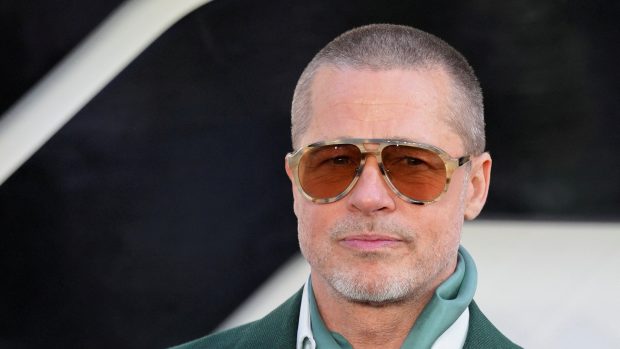 Brad Pitt v Londýně na premiéře filmu F1