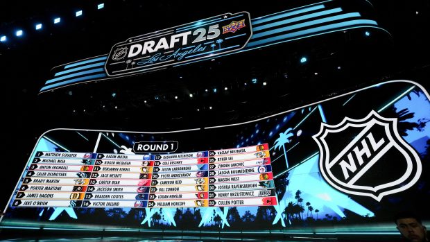 Výseldky prvního kola draftu NHL 2025