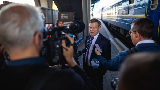 Německý ministr zahraničí Johann Wadephul přijel do Kyjeva