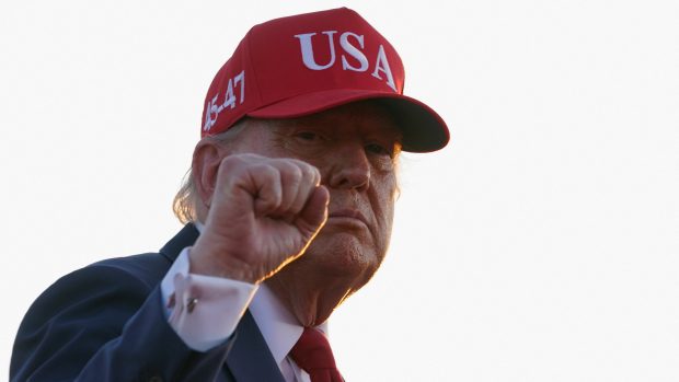 Americký prezident Donald Trump v Iowě