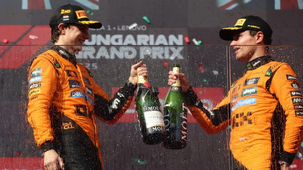 Lando Norris a Oscar Piastri ovládli Velkou cenu Maďarska
