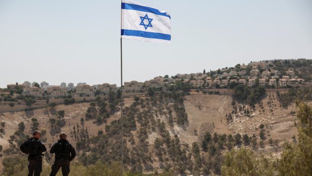 Část izraelské osady Maale Adumim na Izraelem okupovaném Západním břehu Jordánu.
