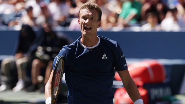 Jiří Lehečka se na US Open raduje z postupu do čtvrtfinále
