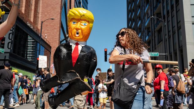 Protesty u příležitosti Dne práce v Chicagu