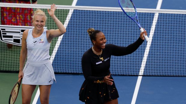 Kateřina Siniaková a Taylor Townsendová
