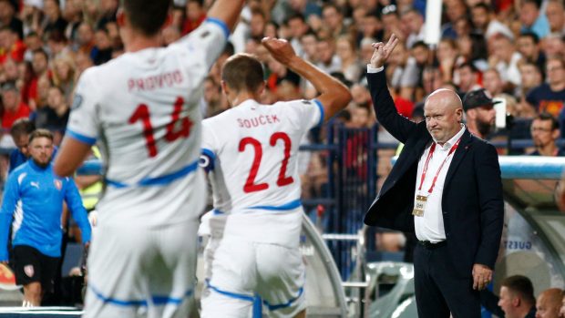 Trenér české reprezentace Ivan Hašek