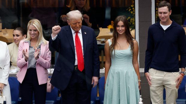 Americký prezident Donald Trump na finále US Open